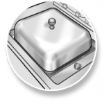 Globok pokrov za večnamenski kuhalnik